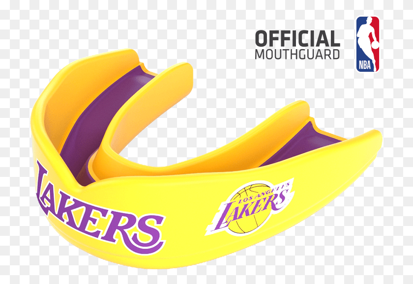 719x518 Los Angeles Lakers Nba Basketball Mouthguard Boat, Banana, Fruit, Plant HD PNG Download