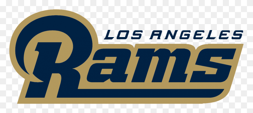 1079x437 Descargar Png Los Angeles Rams Textlogo Los Angeles Rams Logo, Texto, Palabra, Símbolo Hd Png