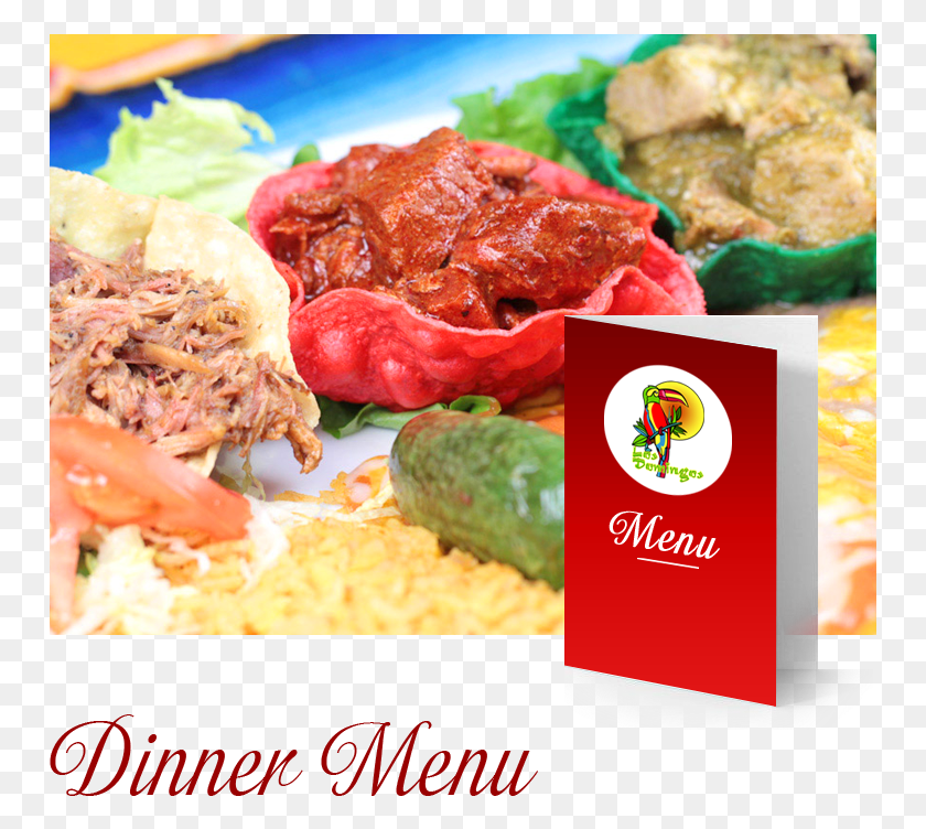 751x692 Los Domingos Restaurant And Lounge Dish, Food, Plant, Advertisement HD PNG Download