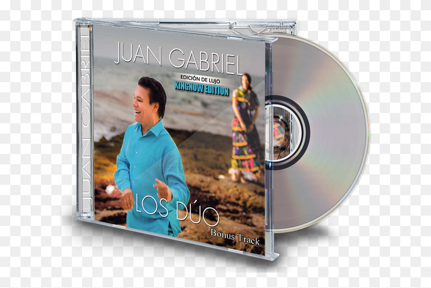 610x501 Descargar Png Los Duo Itunes 2015 3D Juan Gabriel Los Duo Edicion De Lujo, Person, Human, Disk Hd Png