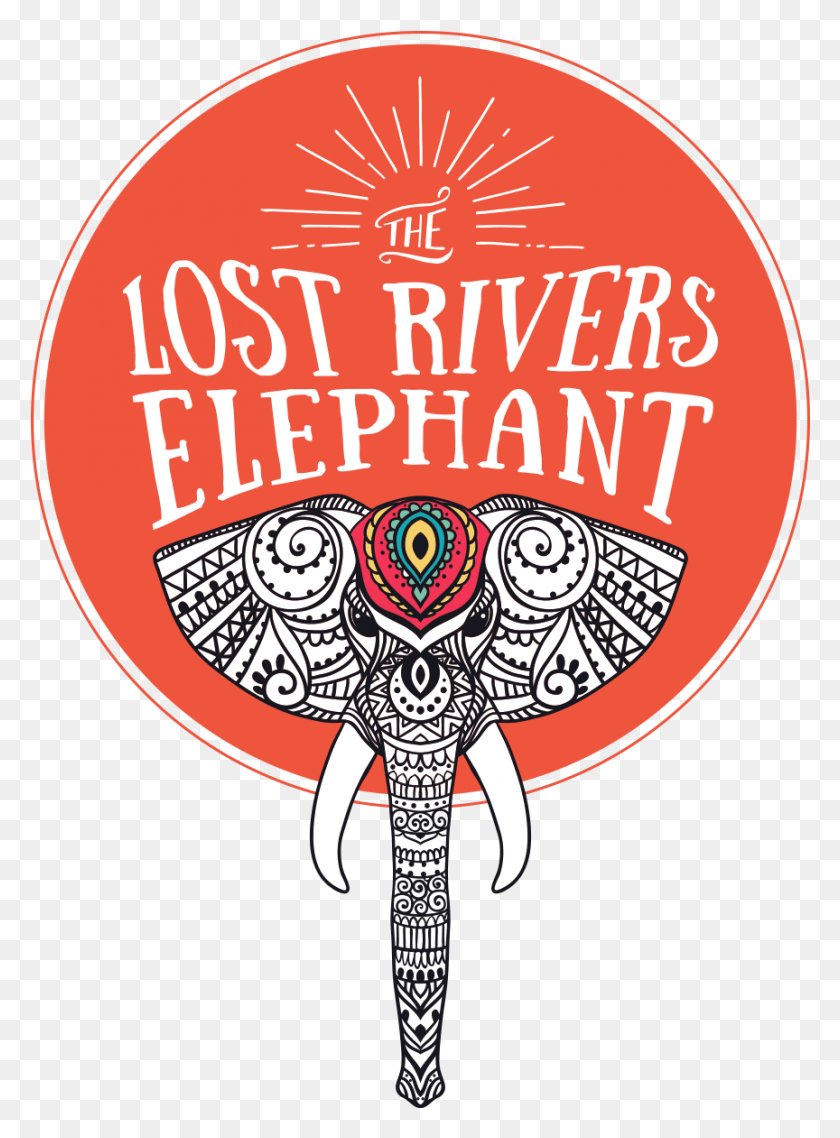 864x1195 Lostriverselephant Final Logoweb Lost Rivers Elephant, Label, Text, Cross HD PNG Download
