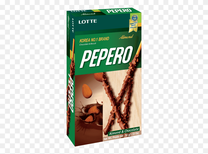 305x563 Lotte Pepero Almond Lotte Pepero, Plant, Nut, Vegetable HD PNG Download