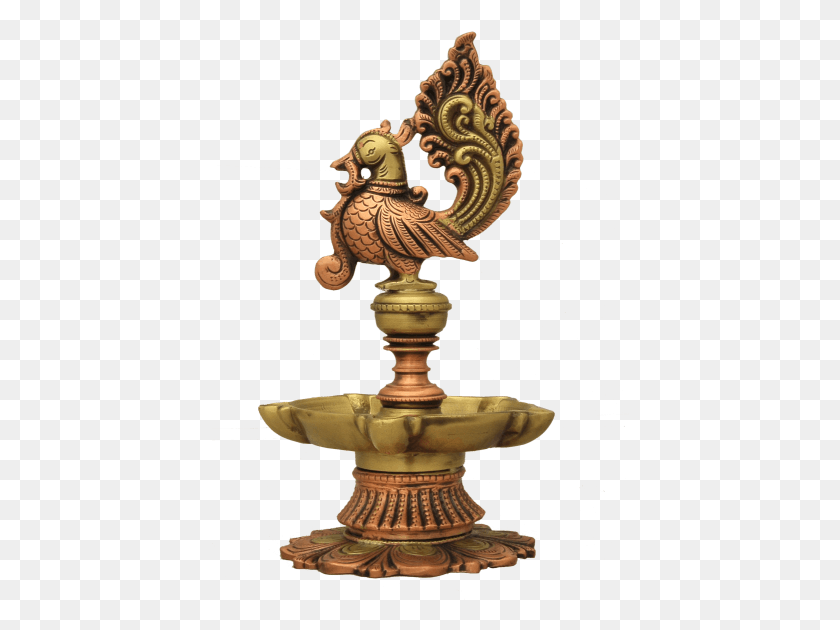 418x570 Lotus Annam 5 Deepam Brass, Trophy, Lighting, Bronze HD PNG Download