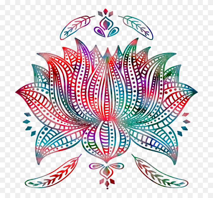720x720 Lotus Feathers Boho Watercolor Feather Ethnic T Shirt, Pattern, Ornament, Fractal HD PNG Download