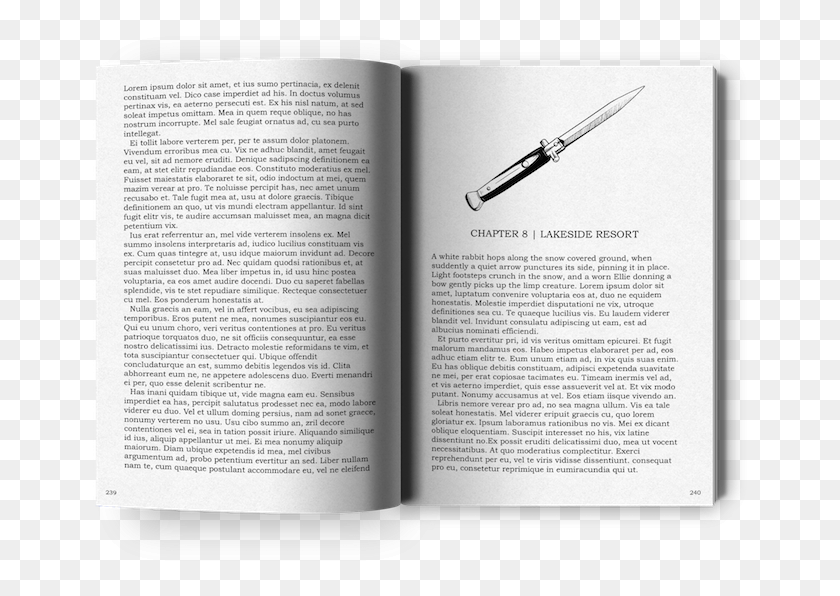 660x536 Нож Lou Openbook, Книга, Текст Hd Png Скачать