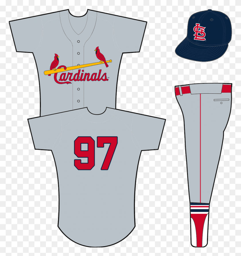 972x1036 Логотип Louis Cardinals 1959 White Sox, Одежда, Одежда, Рубашка Png Скачать