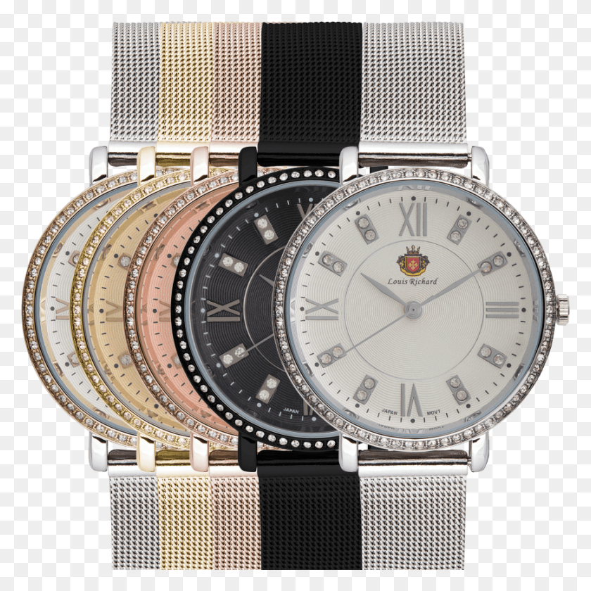 864x864 Louis Richard Roslin Reloj Para Mujer Con Swarovski Elements Reloj Analógico, Reloj De Pulsera, Torre Del Reloj, Torre Hd Png