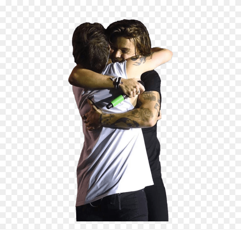 369x742 Louis Tomlinson And Harry Styles Hug, Skin, Arm, Person HD PNG Download