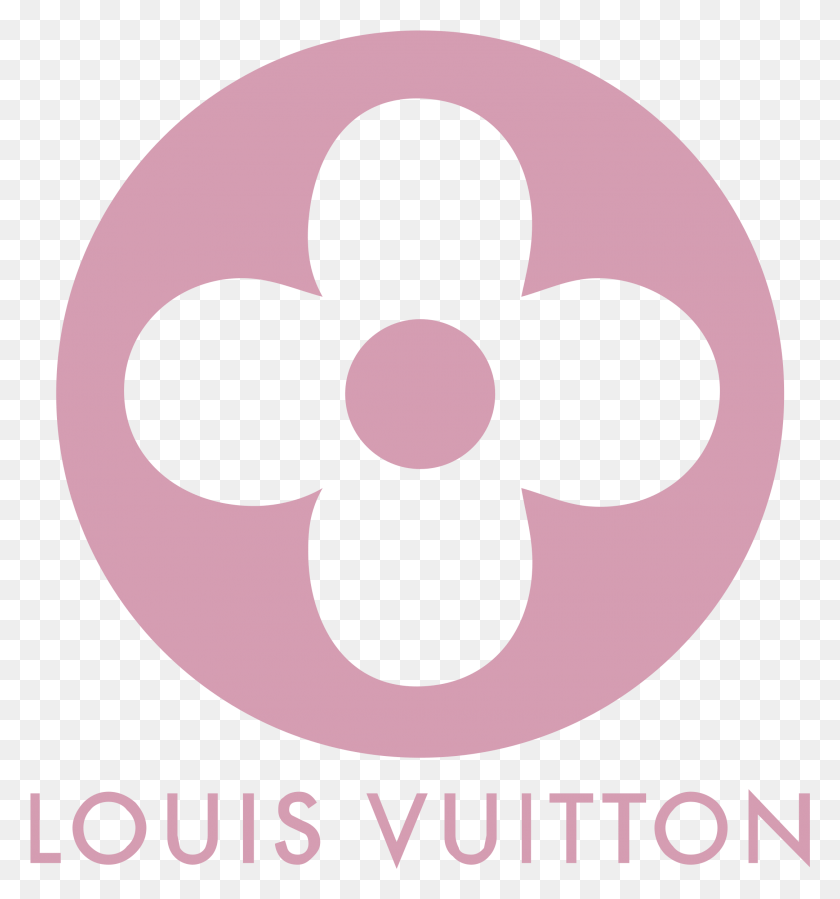 2165x2331 Louis Vuitton Logo Transparent Louis Vuitton Pink Logo, Text, Poster, Advertisement HD PNG Download