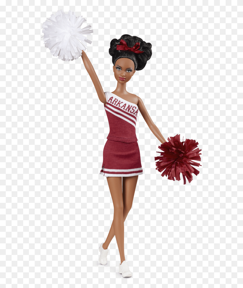 559x934 Louisiana Cheer Arkansas Barbie, Doll, Toy, Figurine HD PNG Download