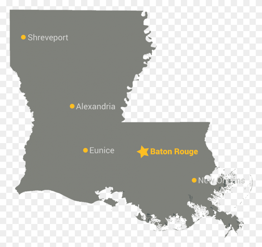 942x887 Descargar Png Mapa Del Estado De Luisiana, La Universidad Estatal De Luisiana Png