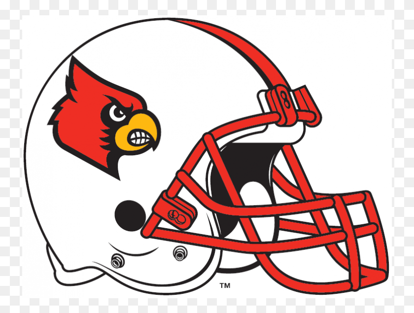751x575 Louisville Cardinals Iron On Stickers And Peel Off Bethune Cookman Football Helmet, Clothing, Apparel, Helmet HD PNG Download