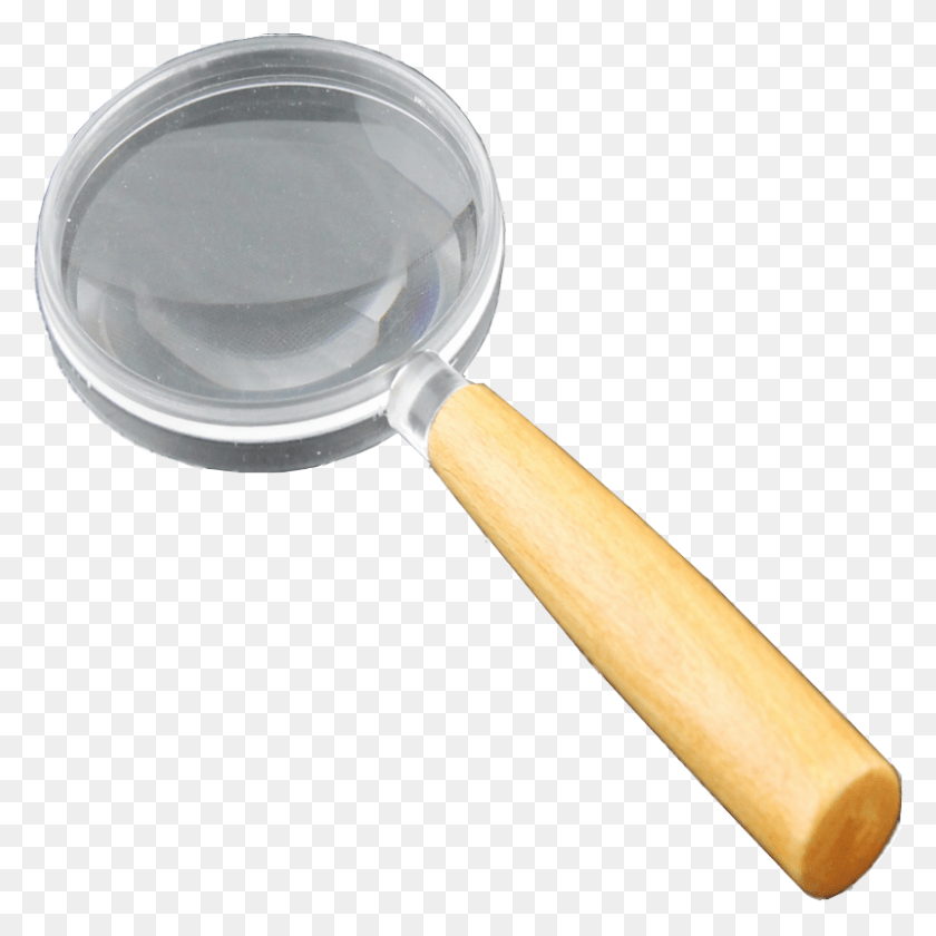 800x800 Loupe Main Gr 3 60 Manche Bois Magnifying Glass, Hammer, Tool, Magnifying HD PNG Download