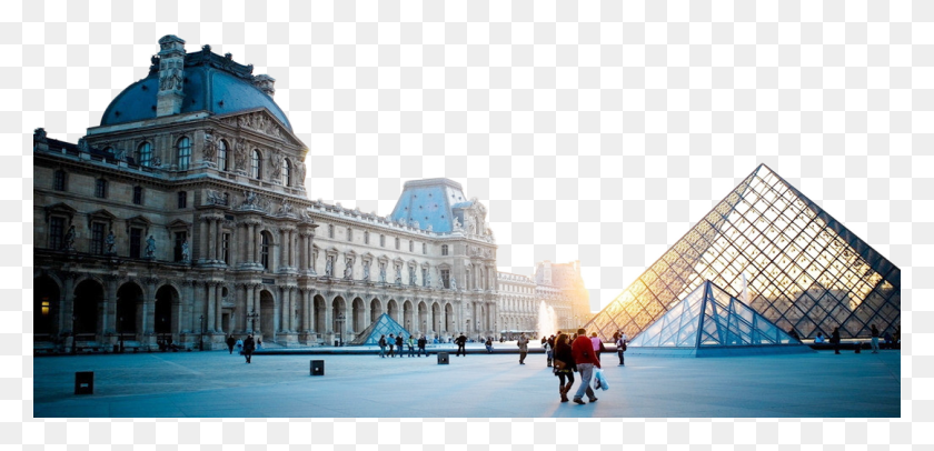 1080x480 Louvre, Downtown, City, Urban HD PNG Download