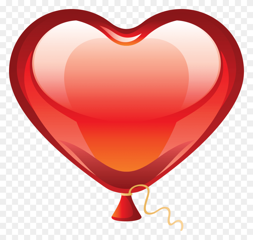 3544x3352 Love Ballon Heart Balloon Transparent Background, Ball HD PNG Download