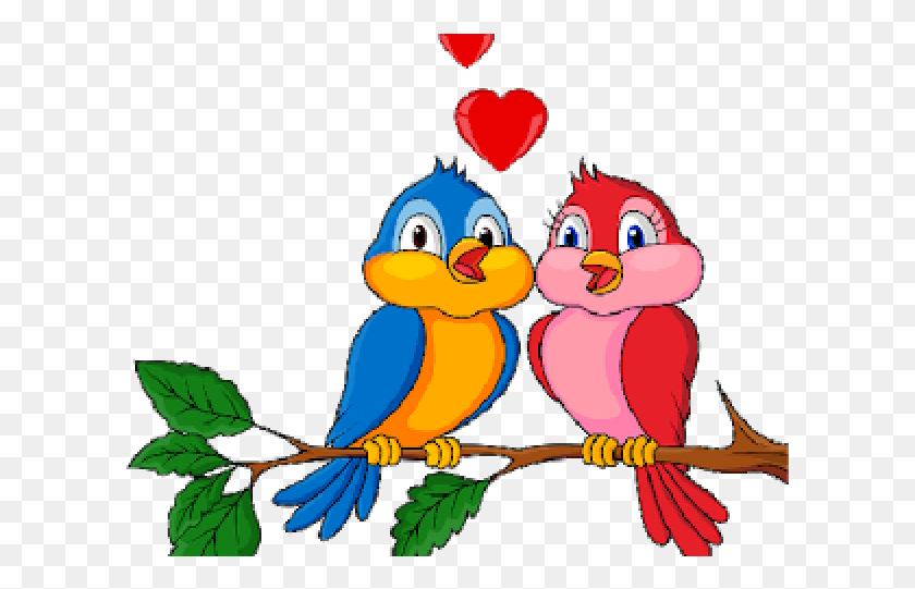 609x481 Love Birds Clipart Cartoon Versos De Amor Para Mi Novio Que Esta Lejos, Bird, Animal HD PNG Download