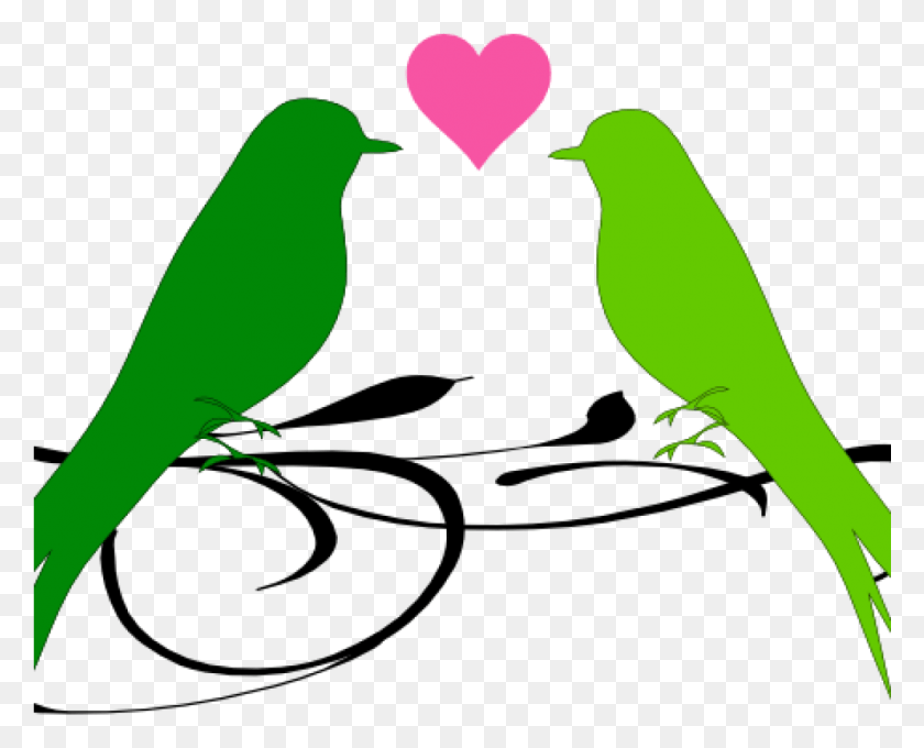 1025x815 Love Birds Clipart Love Birds Clip Art At Clker Vector Clip Art, Bird, Animal, Green HD PNG Download