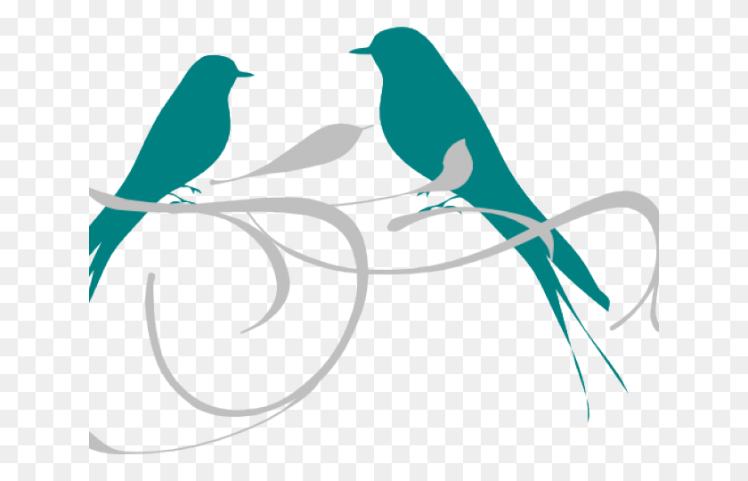 640x480 Love Birds Clipart Vector Clipart Bird, Animal, Text, Parakeet HD PNG Download