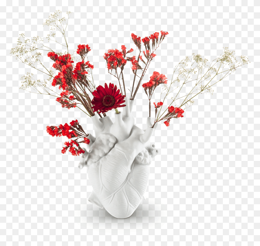 2449x2310 Love Bloom Heart Shaped Vase Seletti Love In Bloom Seletti, Ikebana, Ornament HD PNG Download