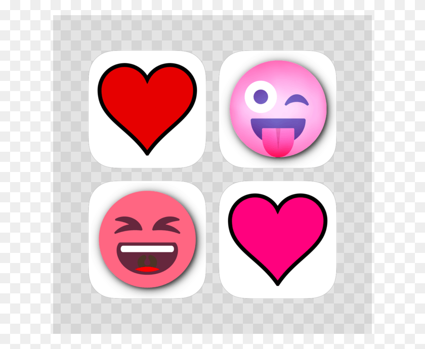 630x630 Love Bundle Stickers For Imessage, Heart, Cushion, Interior Design HD PNG Download