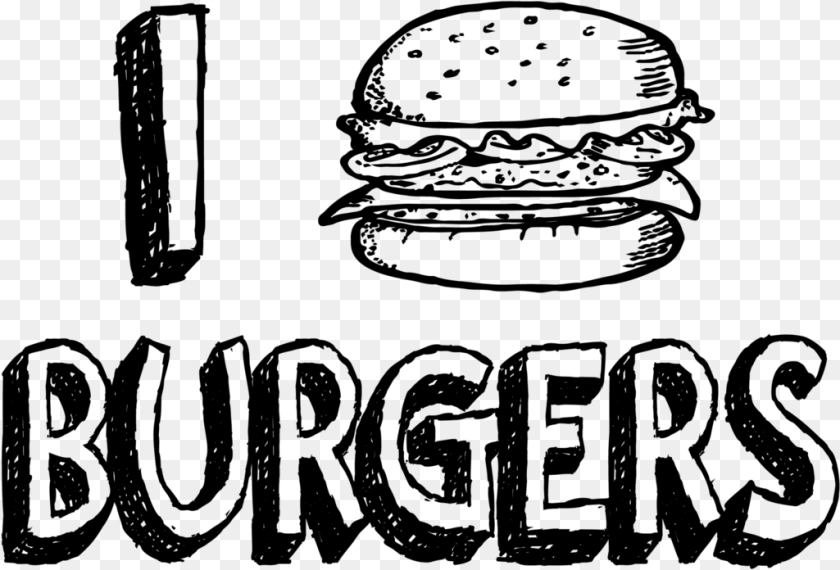 1025x696 Love Burgers, Gray PNG