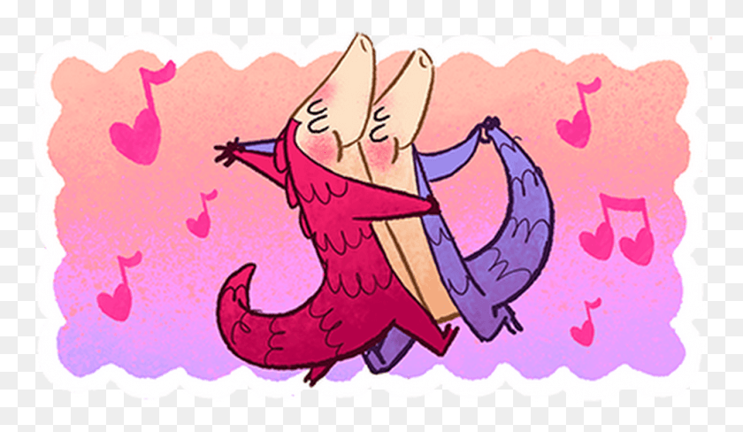 982x539 Love Card Dance 420px Pangolin Love, Horseshoe, Circus, Leisure Activities HD PNG Download