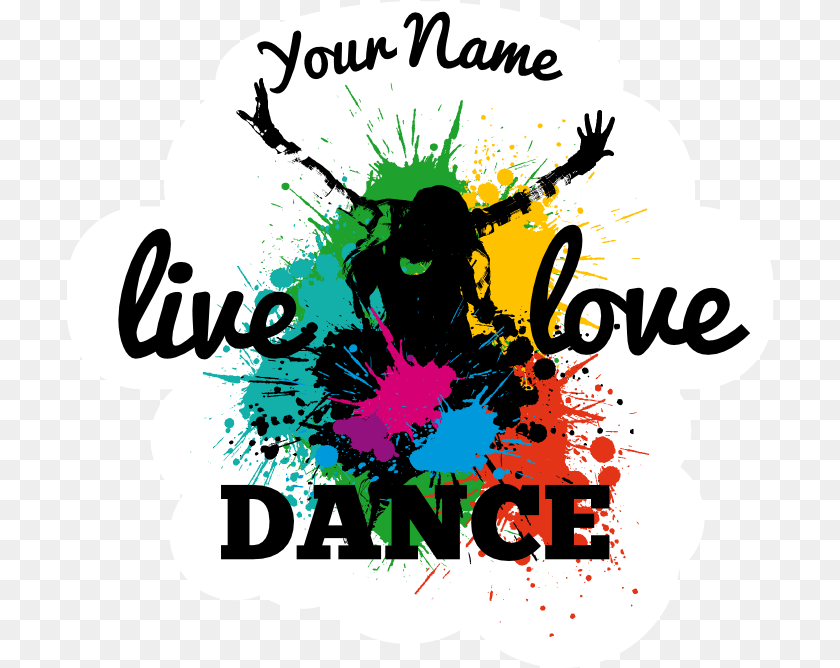 708x668 Love Dance Live Love Dance Logo, Art, Graphics, Adult, Female Sticker PNG
