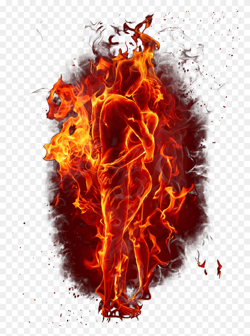 1018x1393 Love Flame Couple Transprent Flame Couple, Fire, Bonfire, Outdoors HD PNG Download