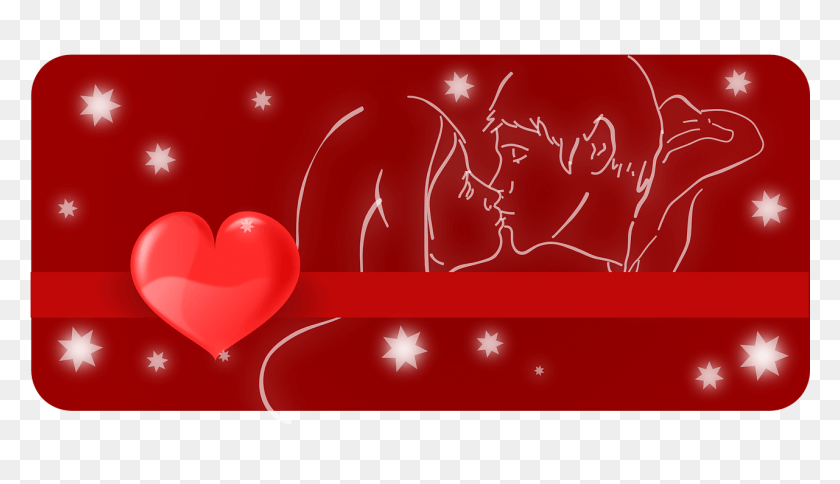 1281x697 Love Heart Couple Two People Image Valentine39s Day Special For Girlfriend, Text, Heart, Label HD PNG Download
