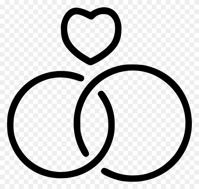 980x932 Значок Сердца Любовь Бесплатные Комментарии Значок Обручального Кольца, Символ, Логотип, Товарный Знак Hd Png Скачать