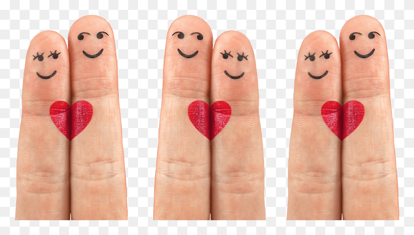 3678x1968 Love Heart On Fingers Love HD PNG Download