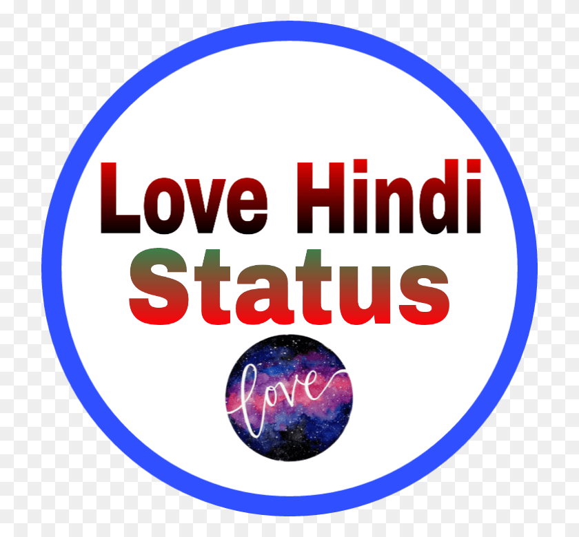 720x720 Love Hindi Status About For Love Shayari Love Status Circle, Logo, Symbol, Trademark HD PNG Download