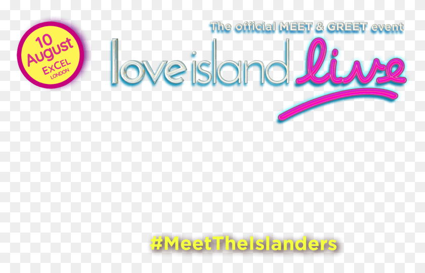 1426x878 Love Island Live Logo Calligraphy, Text, Light, Symbol HD PNG Download