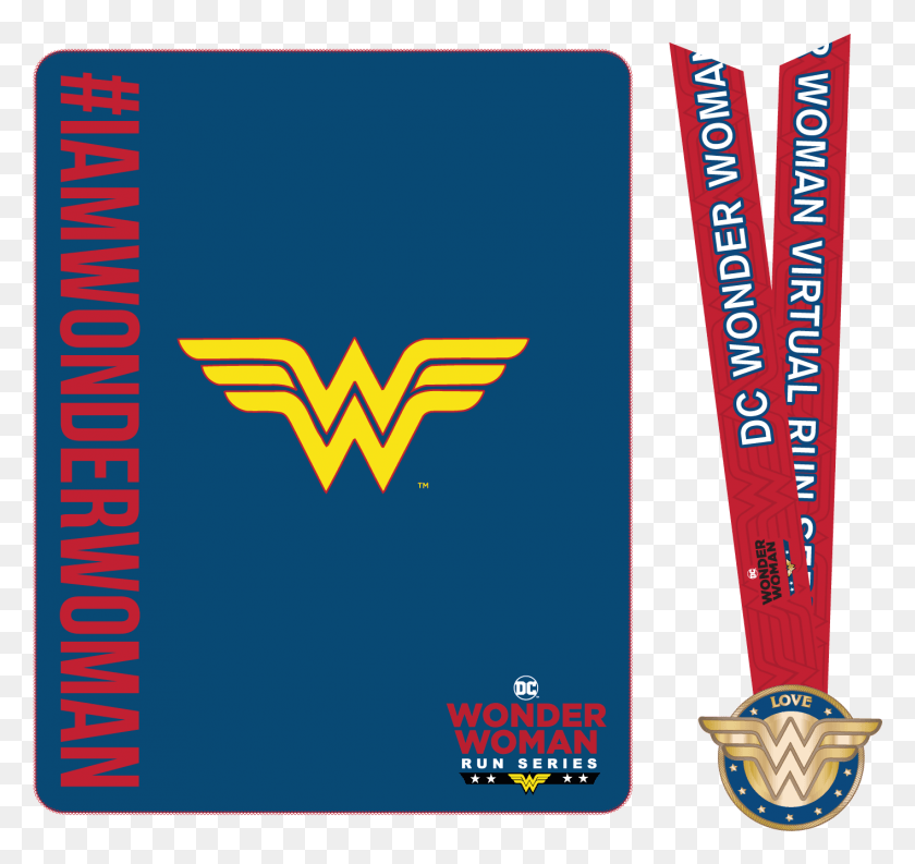 1415x1330 Love Kit Includes Wonder Woman Dallas Race 2019 Medal, Text, Logo, Symbol HD PNG Download