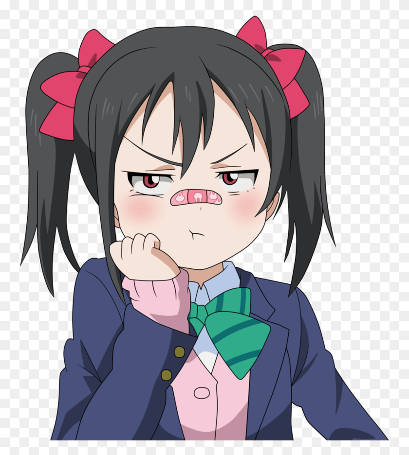 761x876 Love Live School Idol Project Images Yazawa Nico Lt3 Angry Nico Love Live, Tie, Accessories, Accessory HD PNG Download