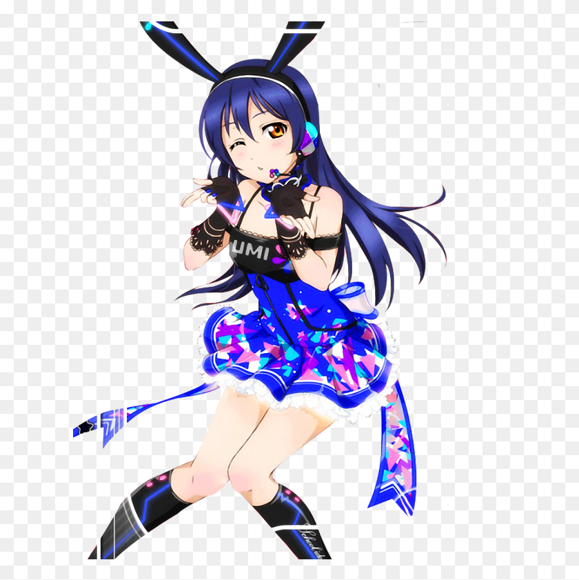 629x781 Love Live School Idol Project Love Live Cyber Umi, Leisure Activities, Person, Human HD PNG Download