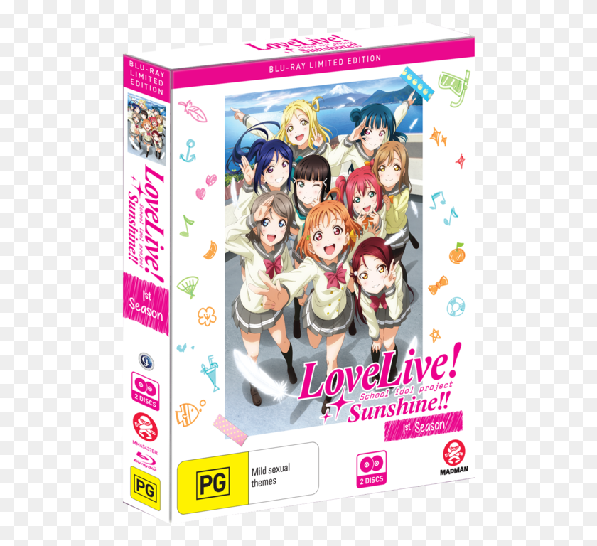 502x708 Descargar Png Love Live Sunshine Complete Season 1 Limited Collector39S Love Live Ps4 Juego, Muñeca, Juguete, Libro Hd Png