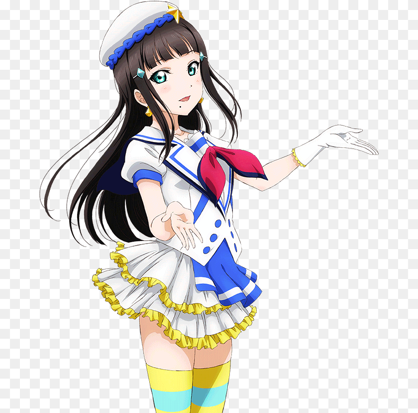 684x829 Love Live Sunshine Jumping Heart Dia, Book, Clothing, Comics, Costume Clipart PNG