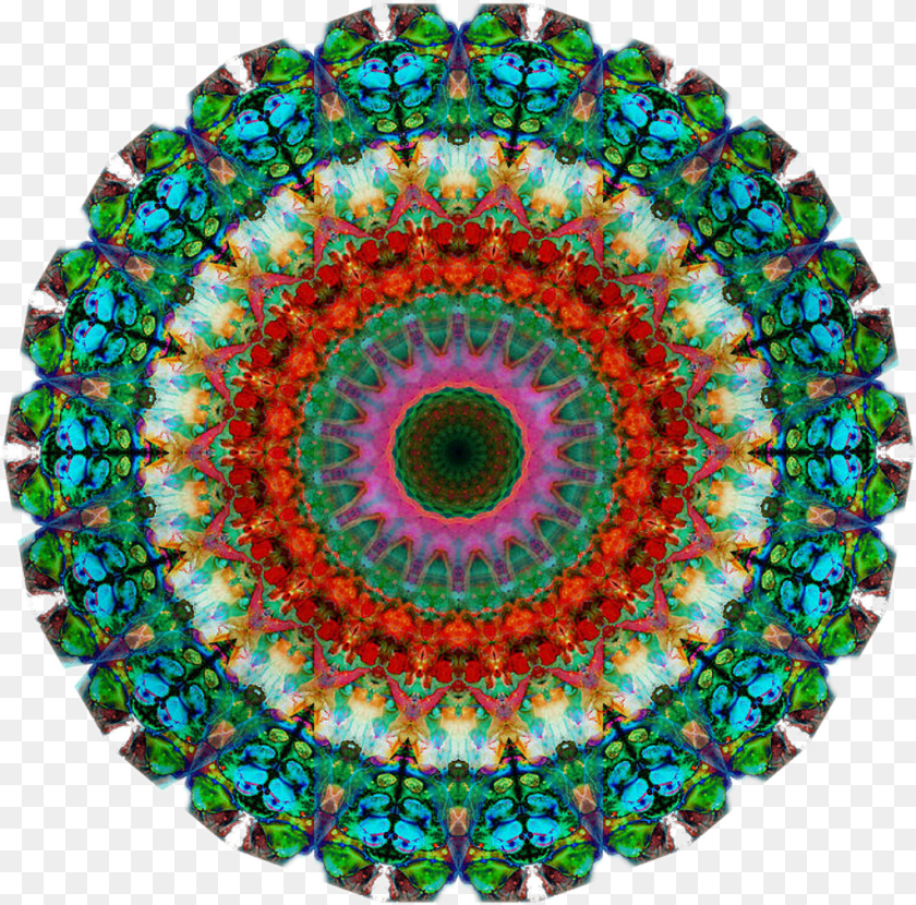 Love Mandala Painting, Accessories, Art, Ornament, Pattern Sticker PNG