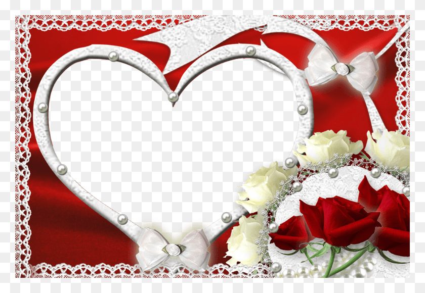 1500x1000 Love Pictures Frames Red Wallpaper In Large Resolution Love Frames For Mobile, Wreath, Heart, Plant HD PNG Download