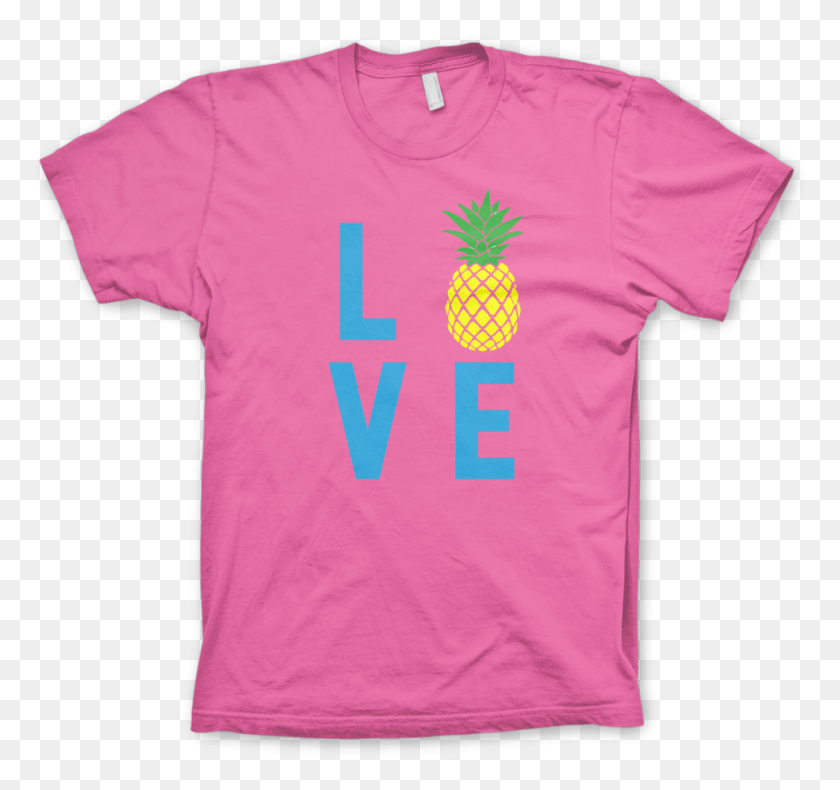 963x902 Love Pineapple, Clothing, Apparel, T-shirt HD PNG Download