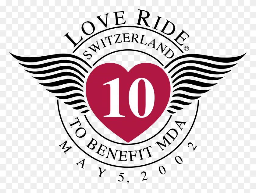 2191x1613 Love Ride Switzerland Logo Transparent Love Ride, Symbol, Text, Heart HD PNG Download
