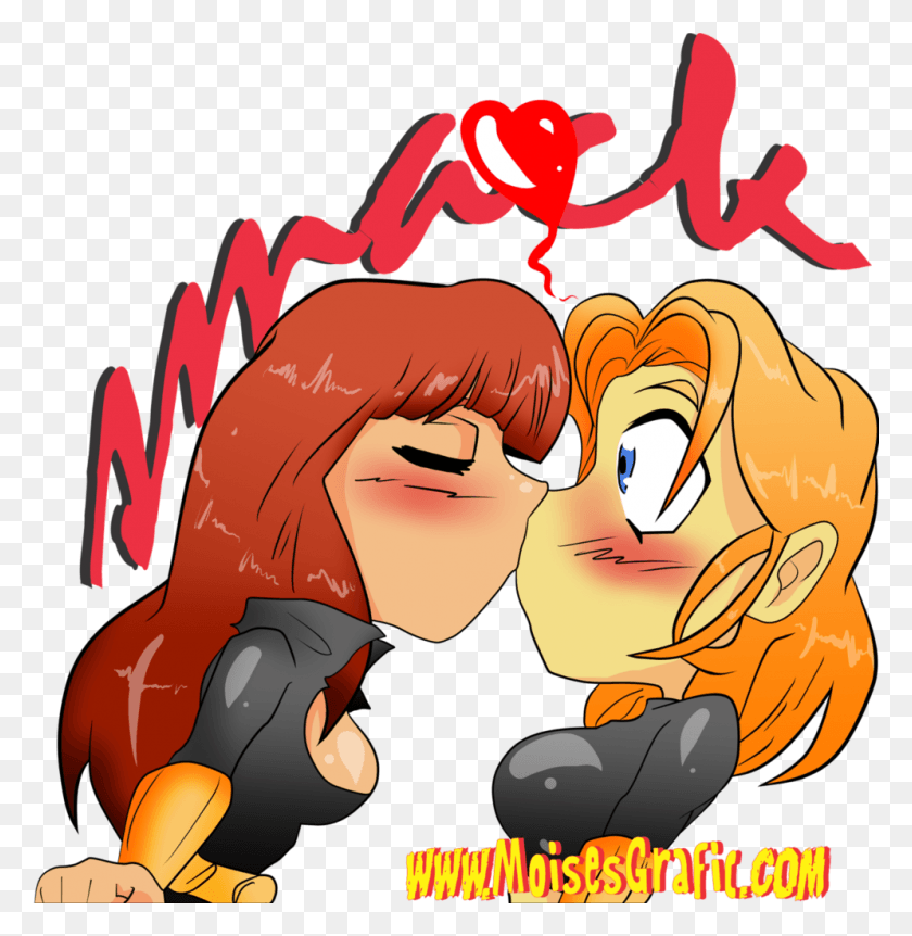 995x1024 Love Spys Natasha Romanoff And Yelena Belova Chibi Cartoon, Graphics, Advertisement HD PNG Download