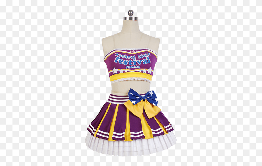 297x473 Lovelive Nozomi Tojo Cheerleaders Uniform Cosplay Costume Love Live Nozomi Tojo Cosplay Costume, Clothing, Apparel, Dress HD PNG Download