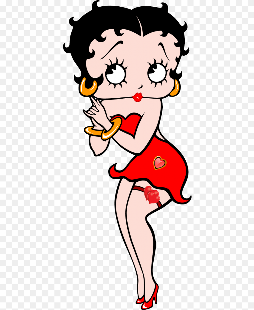 Lovely Betty Boop Image, Baby, Person, Cartoon, Face Sticker PNG
