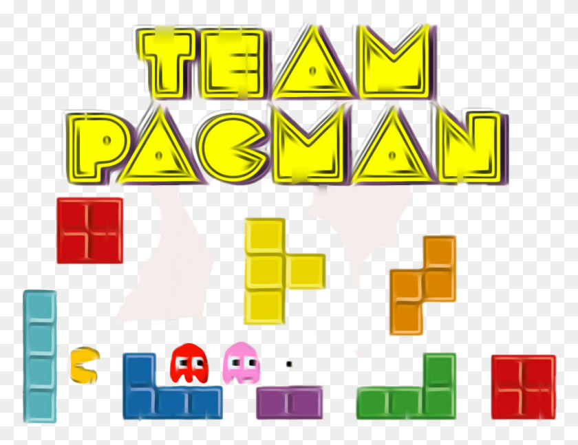 1024x771 Loveplay Play Play90s Pacman Tetris, Pac Man HD PNG Download