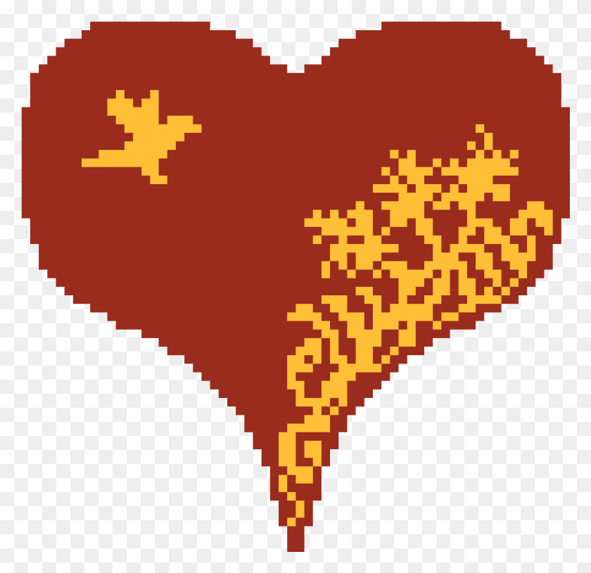 1025x993 Lovers Notebook Pixel Heart Pixel Heart Transparent Emblem, Transportation, Vehicle, Aircraft HD PNG Download