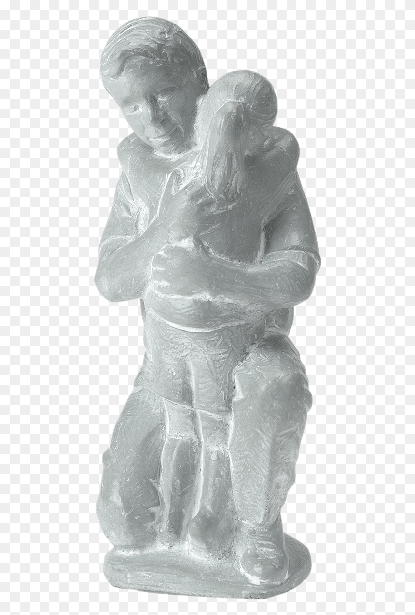 465x1186 Loveyouforever Green Father Daughter Statue, Nature, Outdoors, Ice HD PNG Download