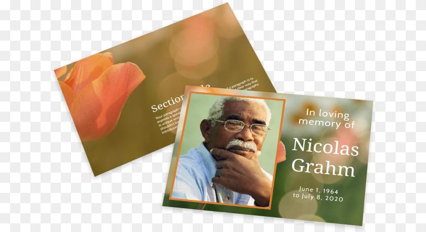 Loving Memory Card Template Preview Senior Citizen, Advertisement, Poster, Adult, Person Transparent PNG