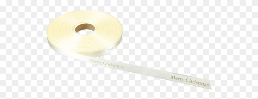 542x263 Lovly Ribbon 15 Мм 100 М С Рождеством Христовым Creamgold Label, Лента, Катушка Hd Png Скачать